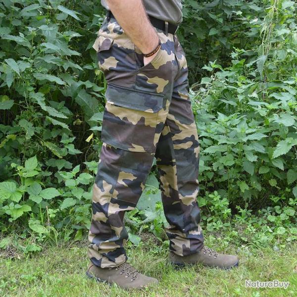 Pantalon treillis M64 4 poches toile de satin camo CE