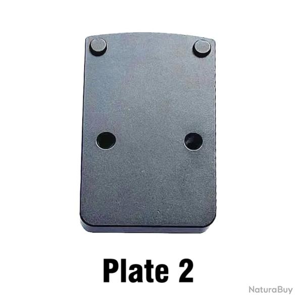 Embase montage pour point rouge sur rail Dovetail 11mm - Modle 2