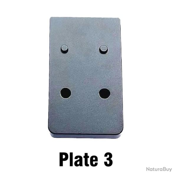 Embase montage pour point rouge sur rail Dovetail 11mm - Modle 3