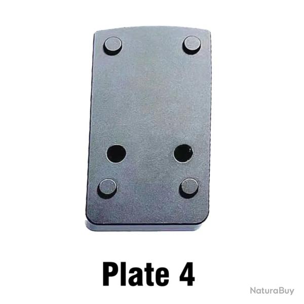 Embase montage pour point rouge sur rail Dovetail 11mm - Modle 4