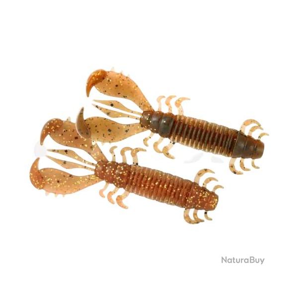 Leurre Souple Deps MS Craw 2,6" par 8 6,6cm Green Pumpkin Orange
