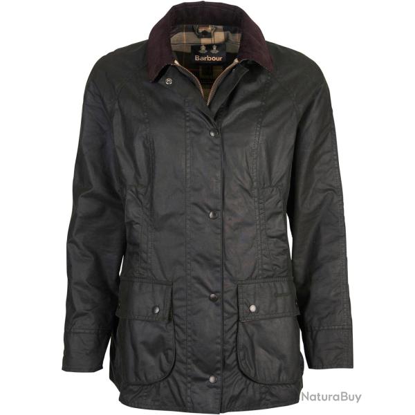 Veste huil�e Beadnell (Mod�le: Gr�n, Taille: 36)