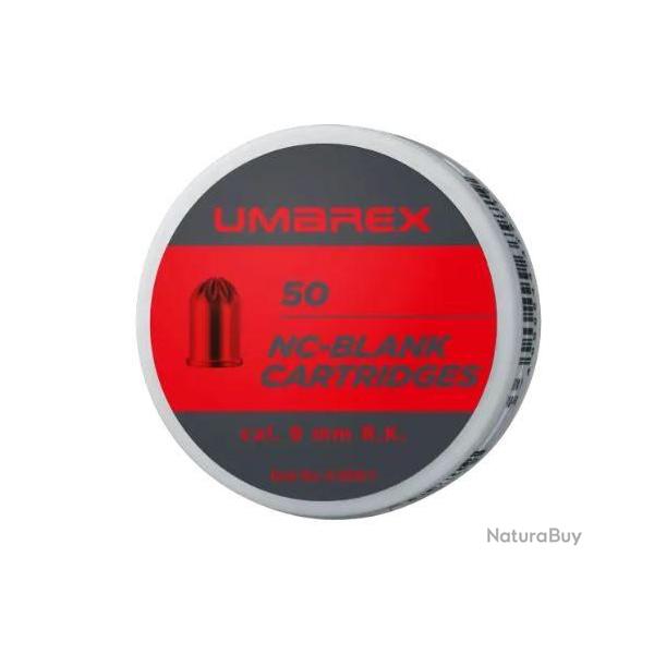 Bote de 50 cartouches 9 mm  blanc RK pour rvolver UMAREX