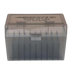 Bo&icirc;te de rangement 50 cartouches cal. .270 / .30-06 / 8x57- 410