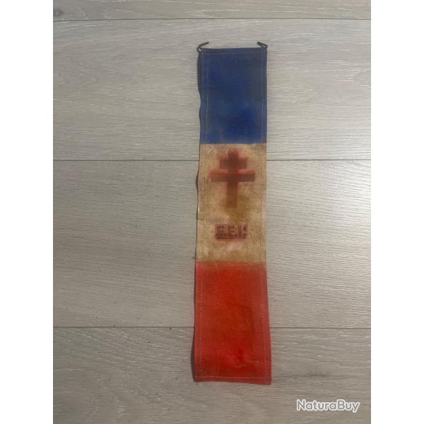 une petite banni�re fran�aise F.F.I ww2