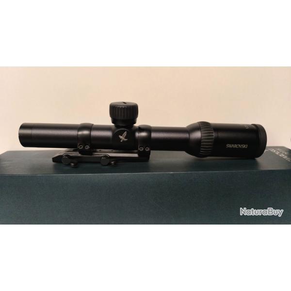 Lunette Swarovski Z4i 1,25-4x24 + montage Mak ni