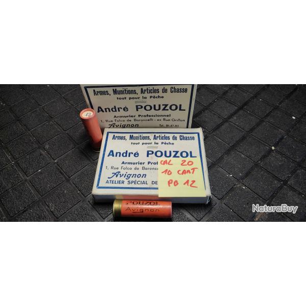 cartouche manufacturees de calibre 20 lot de 40 cartouches