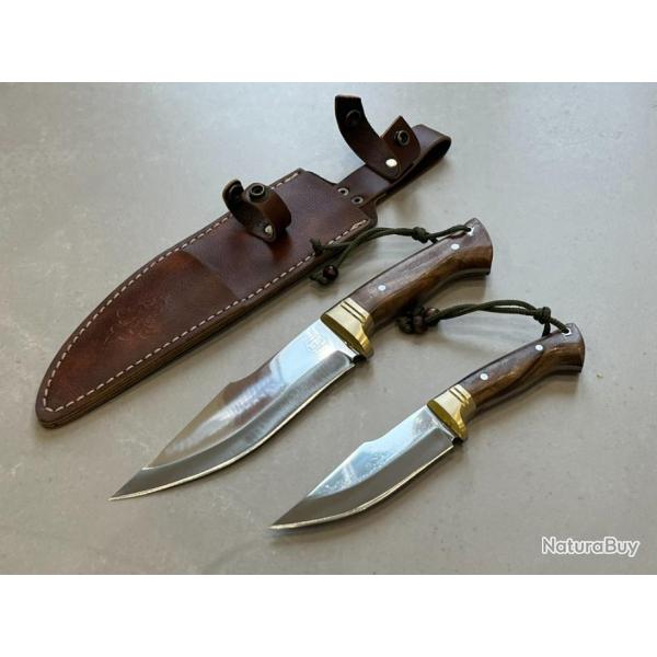Set de 2 couteau forg�s LLF s�rie chasse