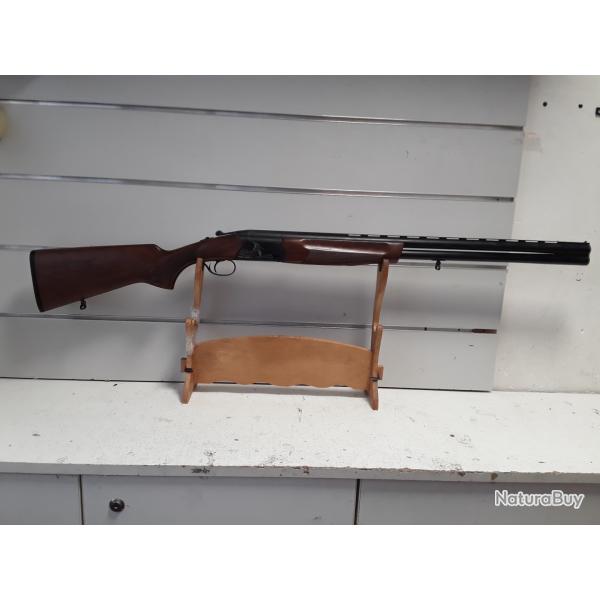 Fusil superpose Huglu EAGLE G cal.12/76 bois can.71cm +malette