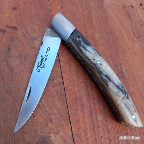 Couteau LE THIERS  par ARTO Manche en Corne de Blier