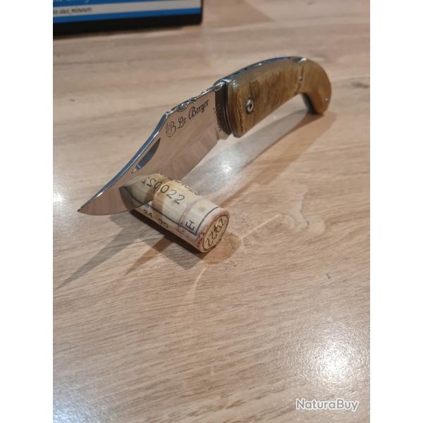 Couteau corse le berger, corne de blier clair