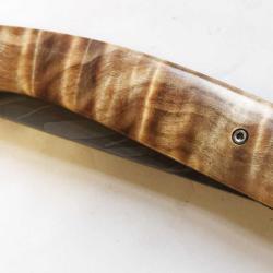 COUTEAU DE POCHE PLIANT ARTISAN THIERS MANU LAPACE ATELIER 1515 COLLECTION "PRIMITIVE"