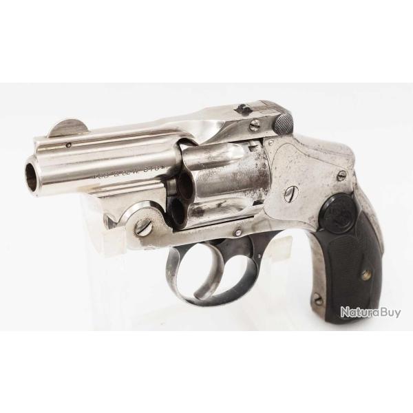 REVOLVER SMITH ET WESSON SAFETY CANON COURT CALIBRE 38 S&W DOUBLE ACTION - USA XIX U.S.A. XIX eme C