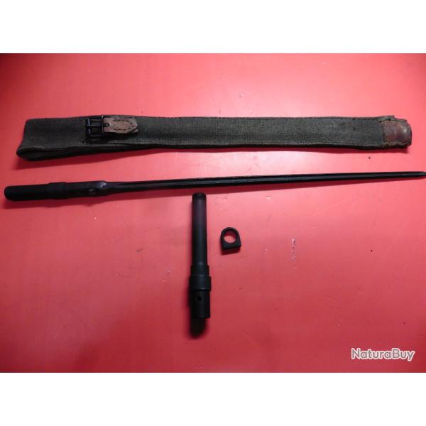 Baionnette Type 2 Mas 36 avec Tube porte baionnette et Fourreau en toile