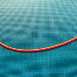 Fibre optique rouge 10cm x 1,5mm