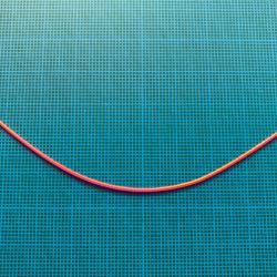 Fibre optique rouge 10cm x 1mm