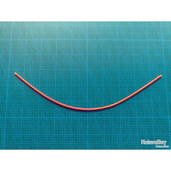 Fibre optique rouge 10cm x 1mm