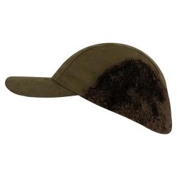 Casquette Jack Pyke Alaska Kaki avec prot&egrave;ges oreilles-S/M