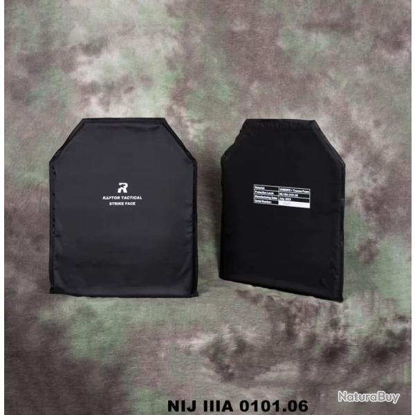 Plaque Balistique Souple Niveau 3A / NIJ IIIA - Trauma Int�gr�