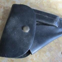holster &eacute;tui cuir mod&egrave;le PPK Mauser HSC sans doute d'achat personnel ww2 7.65 32acp Allemand