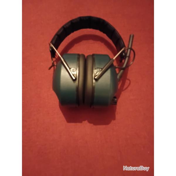 Rare Casque anti bruit avec radio int�gr�