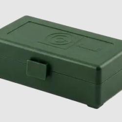 Bo&icirc;te de rangement verte 50 munitions calibre 9mm