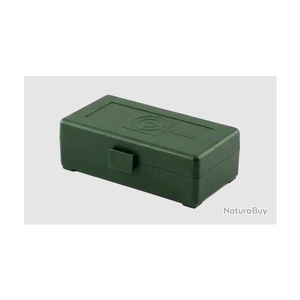 Bo�te de rangement verte 50 munitions calibre 9mm