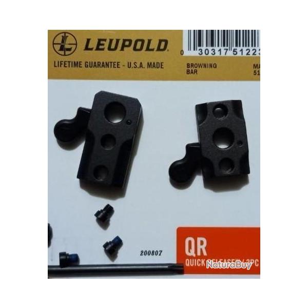 Embases LEUPOLD QR VERNEY CARRON IMPACT LA