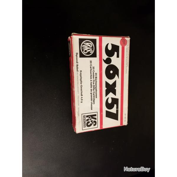 Munition RWS 5.6x57 X20
