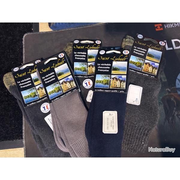 magnifique lot de 5 paires de chaussettes haute 43/46 d�stockage enchere V1