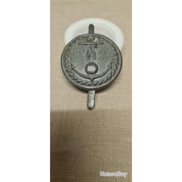 Insigne, Attribut, marine , modele 37 , Rondache  De Casque Adrian (4*6)