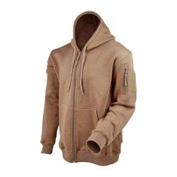 Sweat Zipp&eacute; &agrave; capuche ARES Coyote