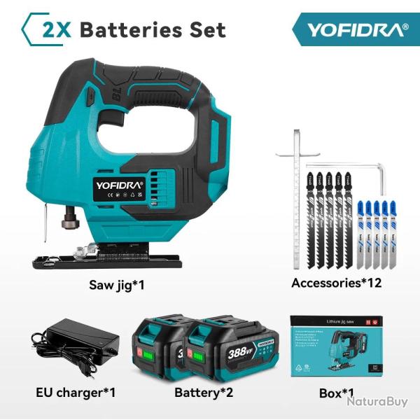 Scie Sauteuse Pro 18V Sans Fil Guidage Laser LED -3 20260729082524