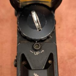 Point rouge OPTA SIGHT4 réticulés différents Réglage verticale et horizontale.Pile neuve.