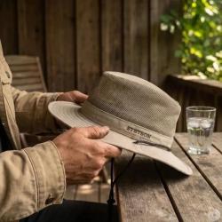 Chapeau safari Stetson&reg; Takani beige