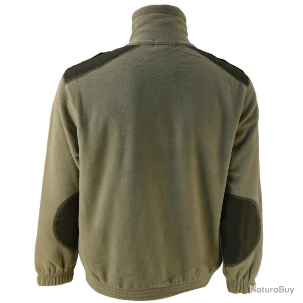 Blouson de chasse polaire commando 2 poches vert kaki TM