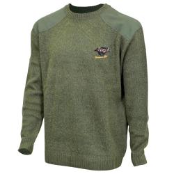 Pull col rond broderie Sanglier Taille S
