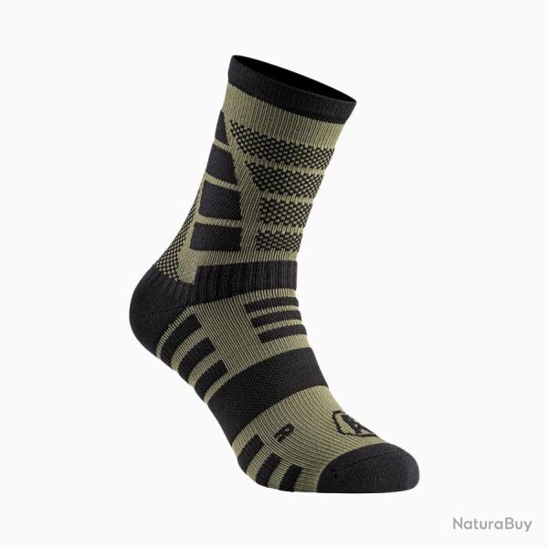 Chaussettes IMPACT 9" �t� 43-46 Vert Olive