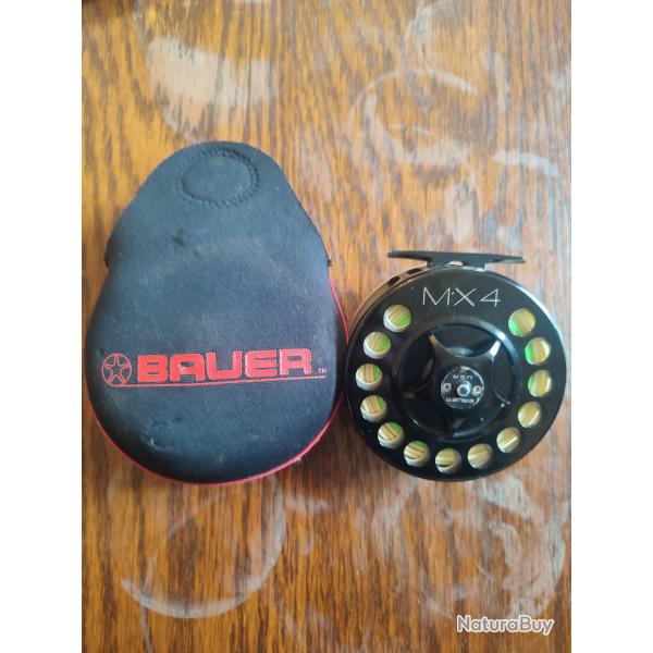 Moulinet mouche  BAUER MX4 made in USA, pour la p�che de la carpe, carnassiers, mer...