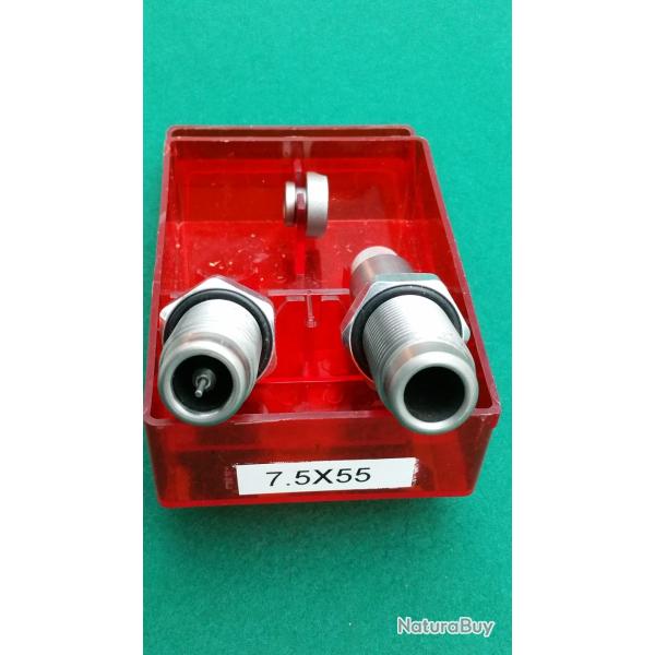 Outils LEE cal 7.5 x 55 suisse