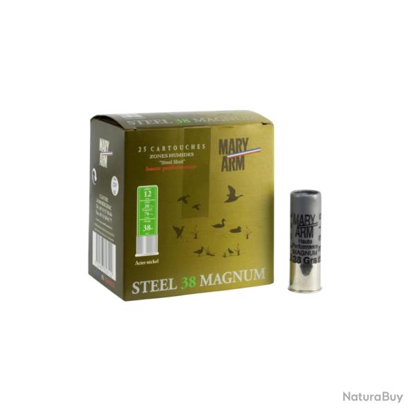 Cartouche Mary Arm STEEL 38 Magnum 12/76 n�1+2 Acier
