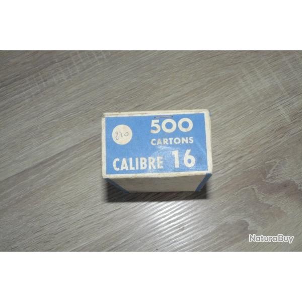 Boite de 500 cartons calibre 16