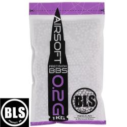 Billes Airsoft BLS Precision 0.20g - BBs 6mm Haute Pr&eacute;cision pour AEG, GAS et HPA