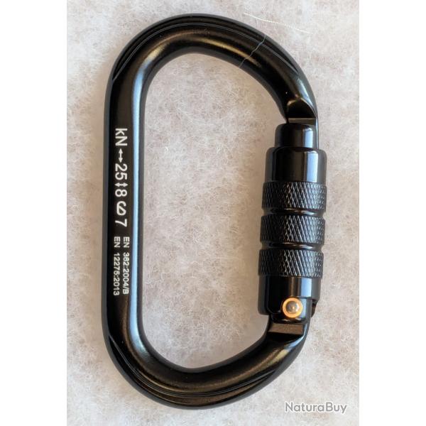 Mousqueton d'escalade ovale auto-bloquant Libert� Outdoors