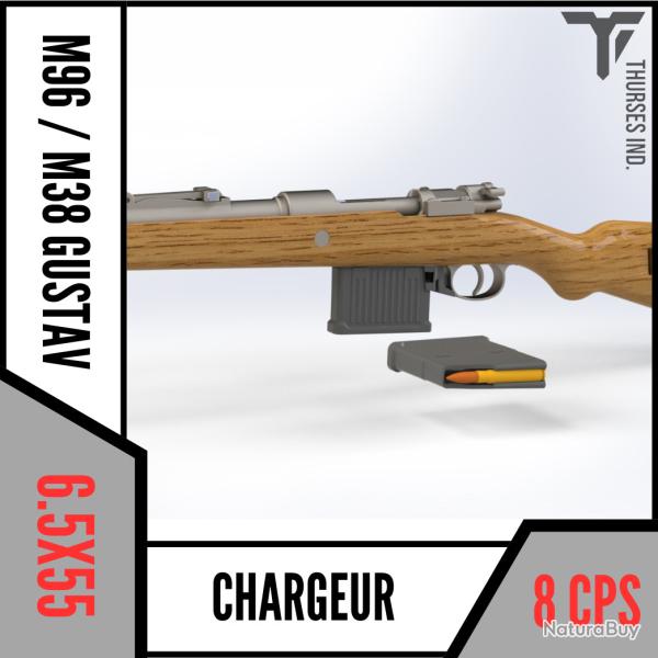 chargeur m96 / m38 carl gustav 8 coups Thurses Industries