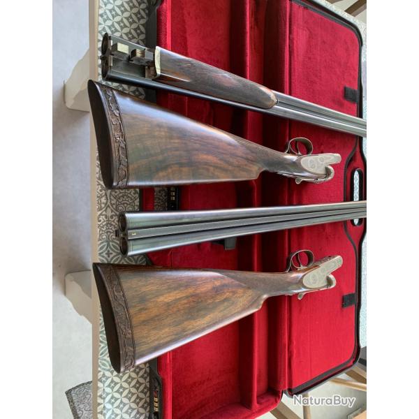 Vend 1 paire de fusils juxtapos�s faux corps marque BOUCHER de St ETIENNE