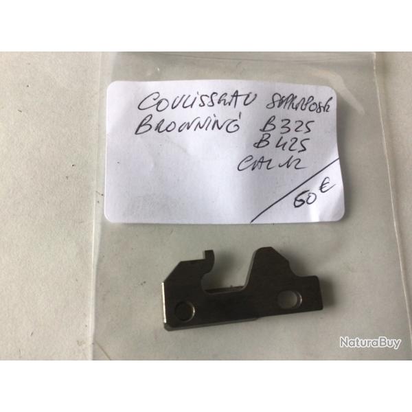 VENDU PAR LE-CUIRASSIER COULISSEAU FUSIL SUPERPOSE BROWNING B325 -425-( DROIT HAUT  ) CALIBRE 12