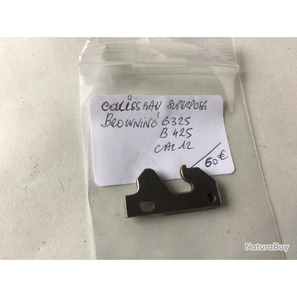 VENDU PAR LE-CUIRASSIER COULISSEAU FUSIL SUPERPOSE BROWNING B325 -425-( GAUCHE BAS  ) CALIBRE 12