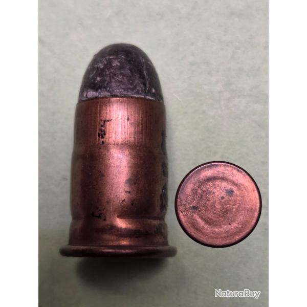 Une cartouche 50 Army Pistol  RF mod�le 1871 amorcage Benet TBE