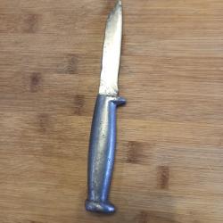 Couteau poignard artisanal de type Scout sans &eacute;tui, &agrave; nettoyer 2